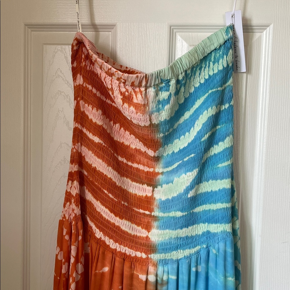 Colorful Tie-Dye Maxi Dress